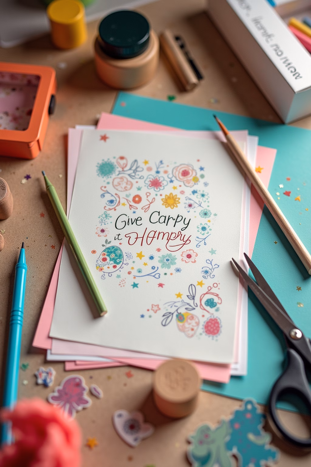 einfache einladungskarten basteln outline 2 1