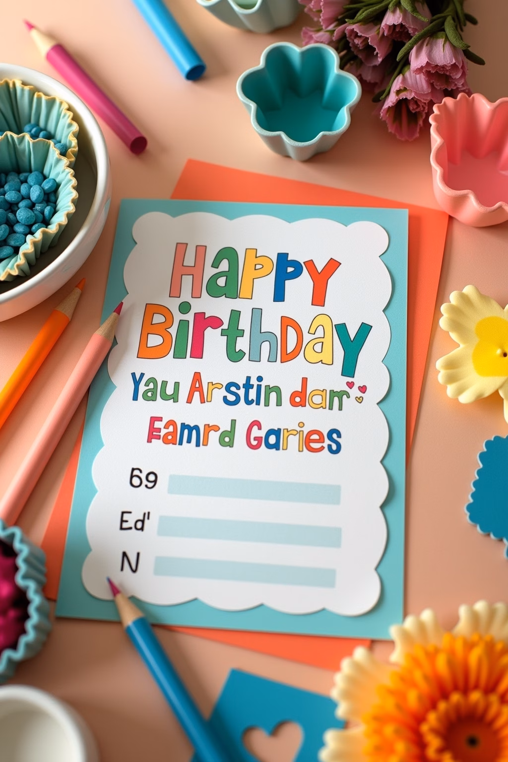 einfache einladungskarten basteln outline 4