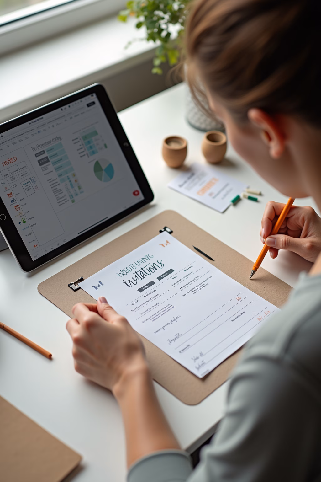 einfache einladungskarten basteln outline 6