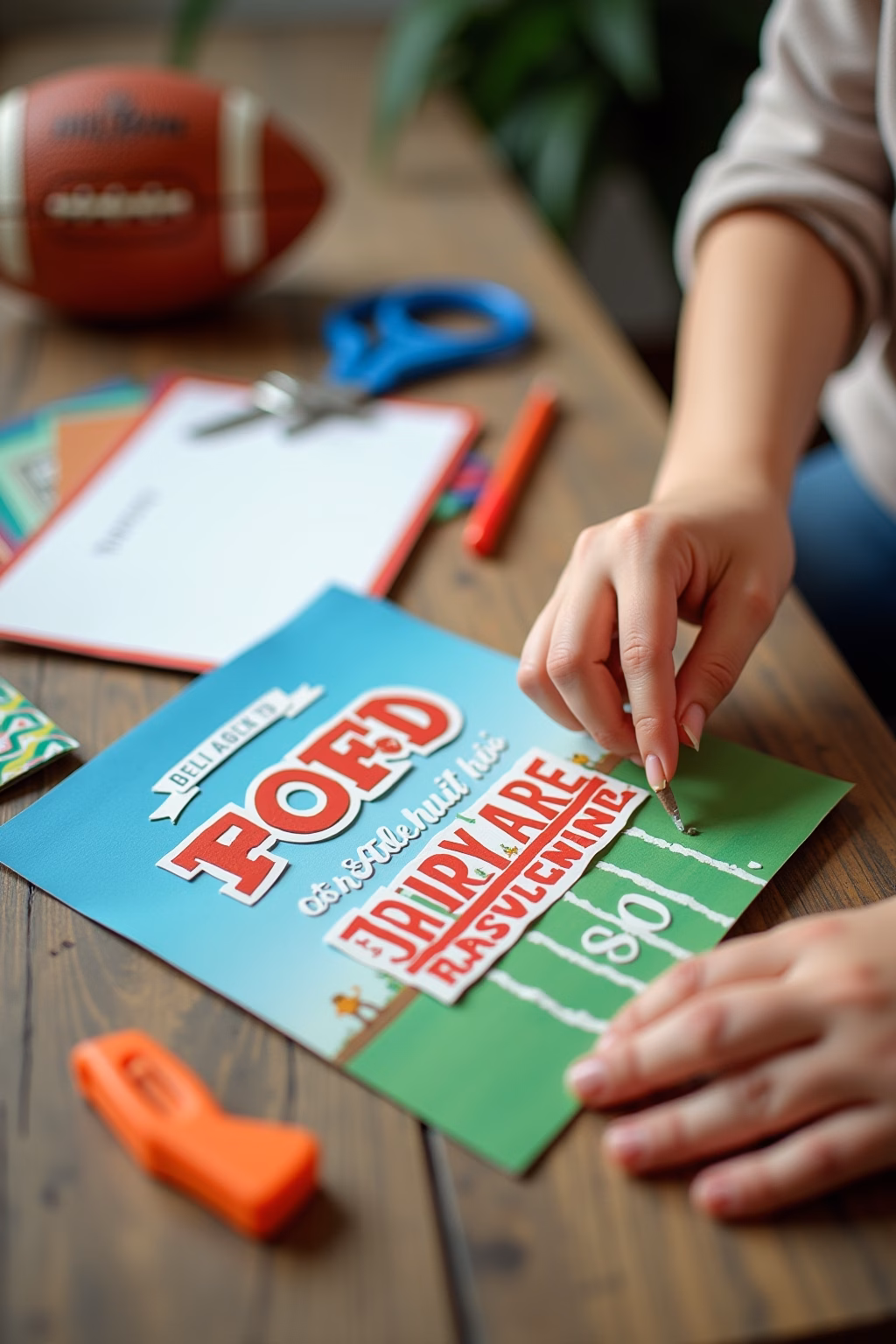 8 Fußball Einladungskarten Basteln - Ideen für Kids 15 fussball einladungskarten basteln outline 3