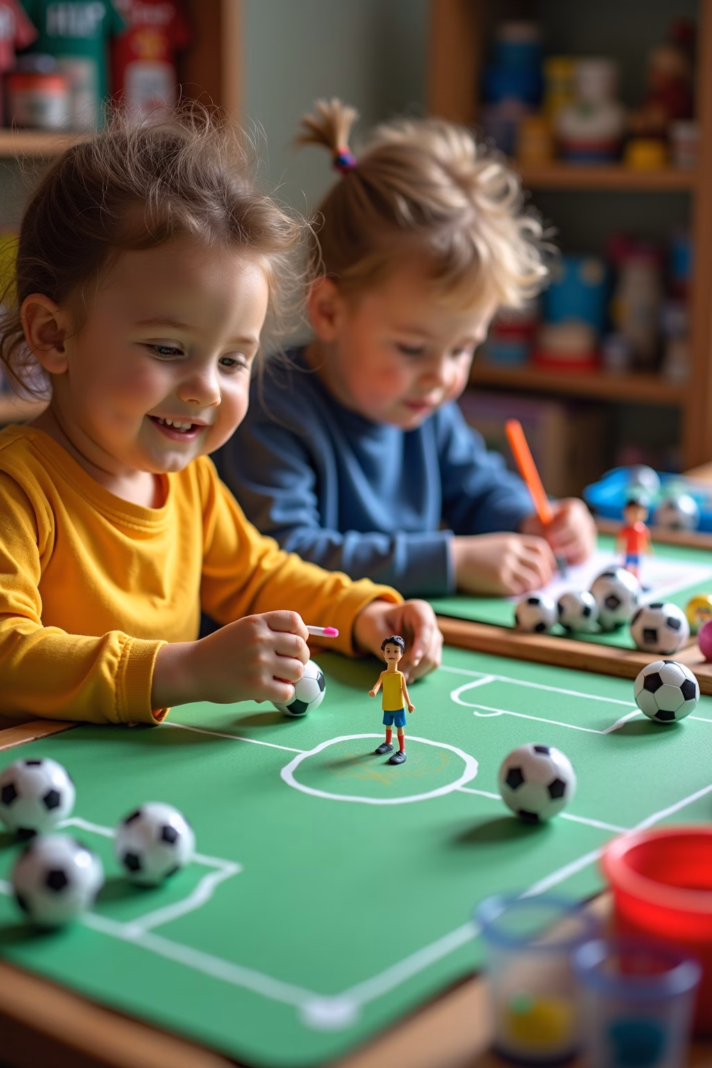 fussball einladungskarten basteln outline 4