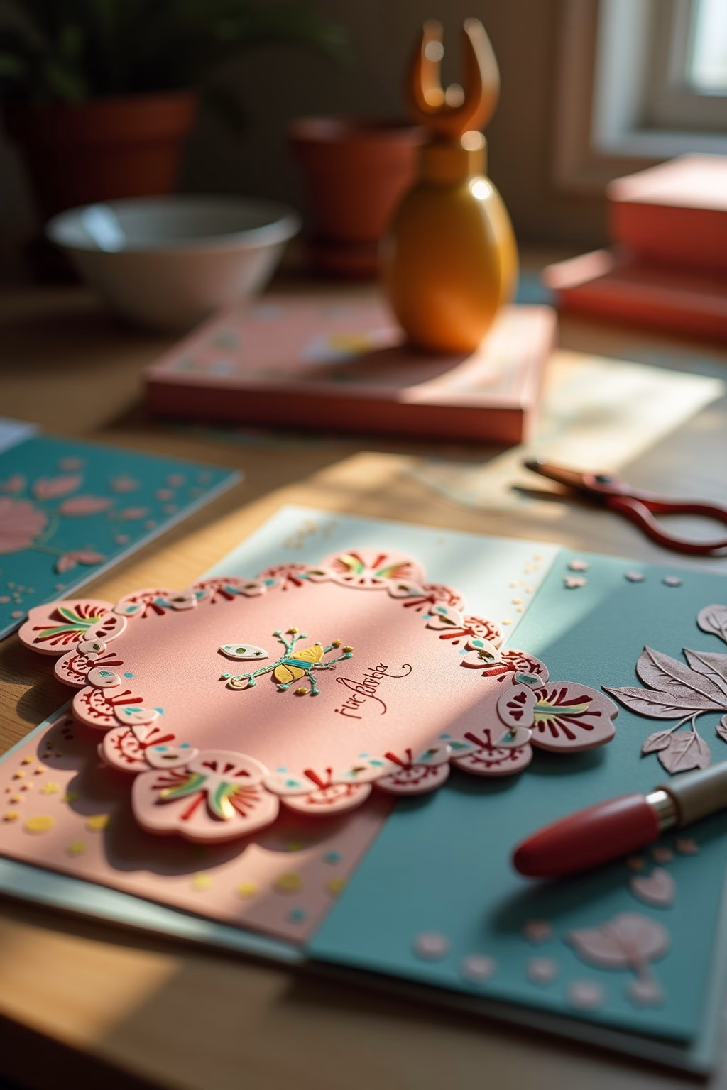 geburtstagskarte basteln outline 2