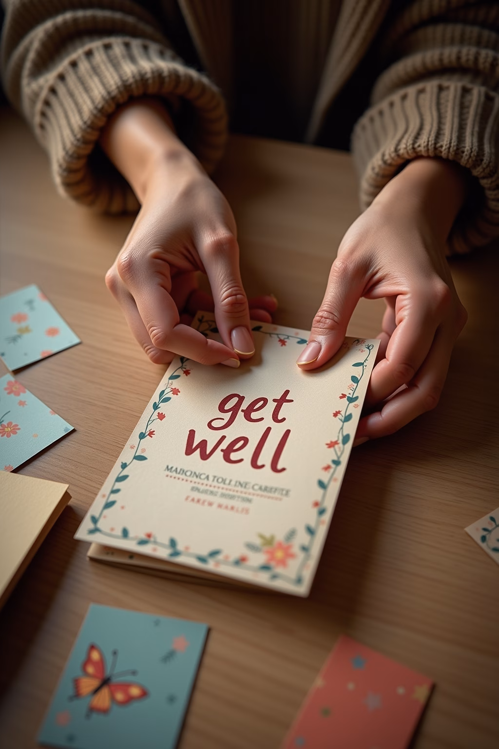 genesungskarte basteln outline 4 1