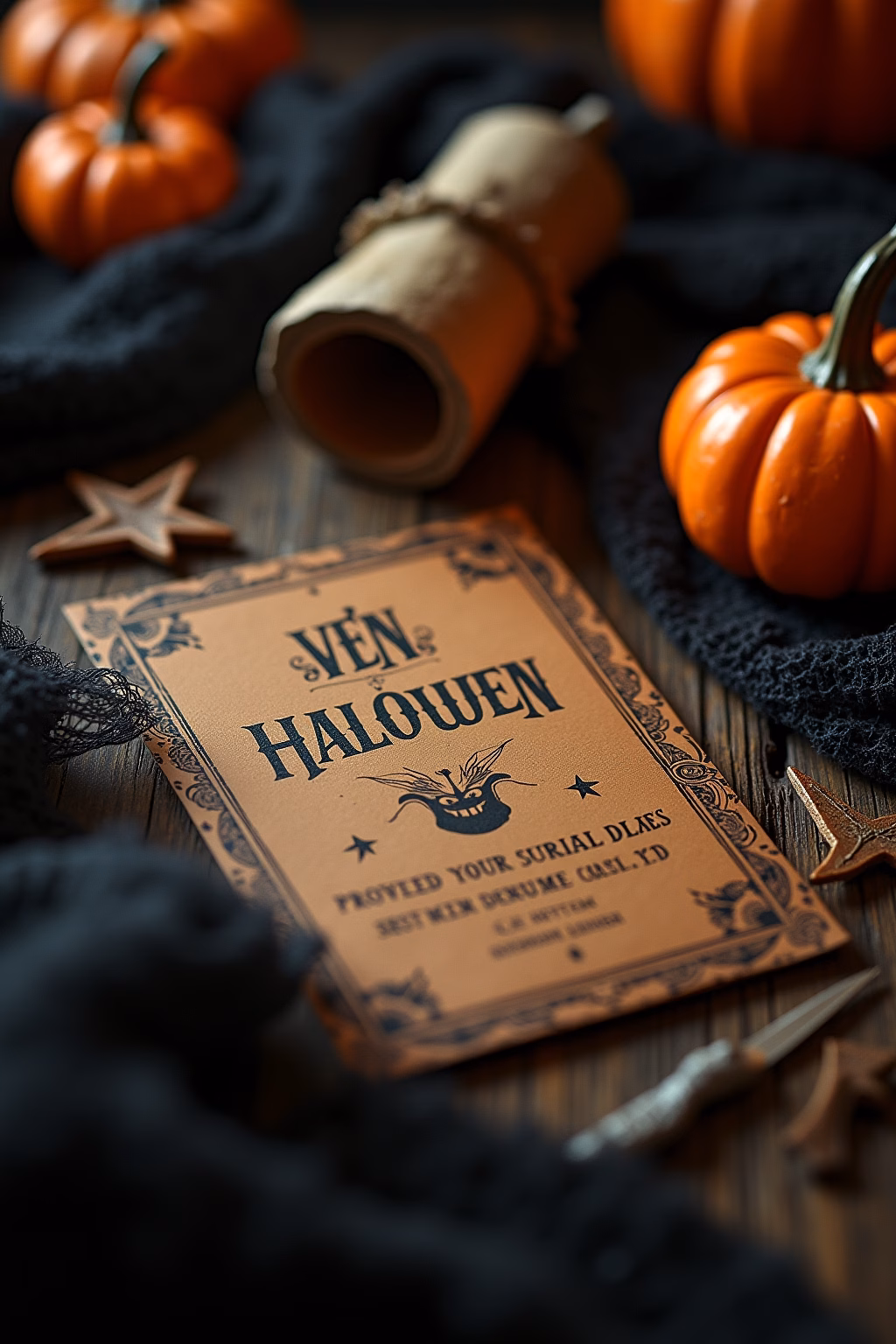 halloween einladungskarten outline 1 1