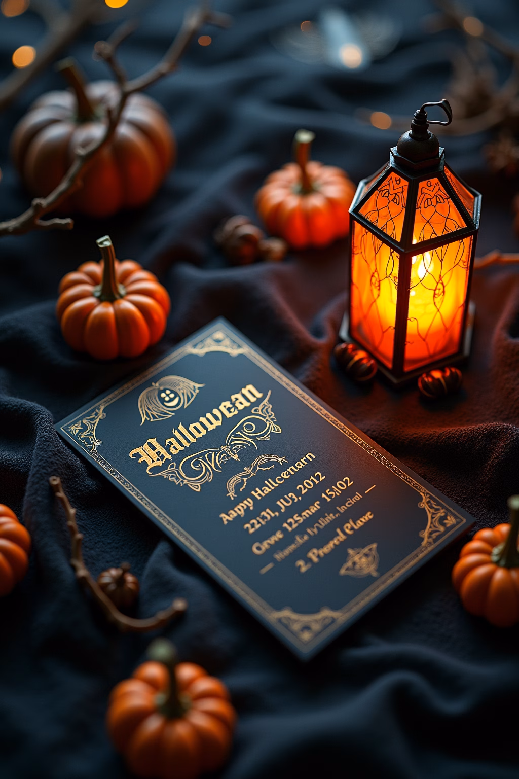 halloween einladungskarten outline 2 1