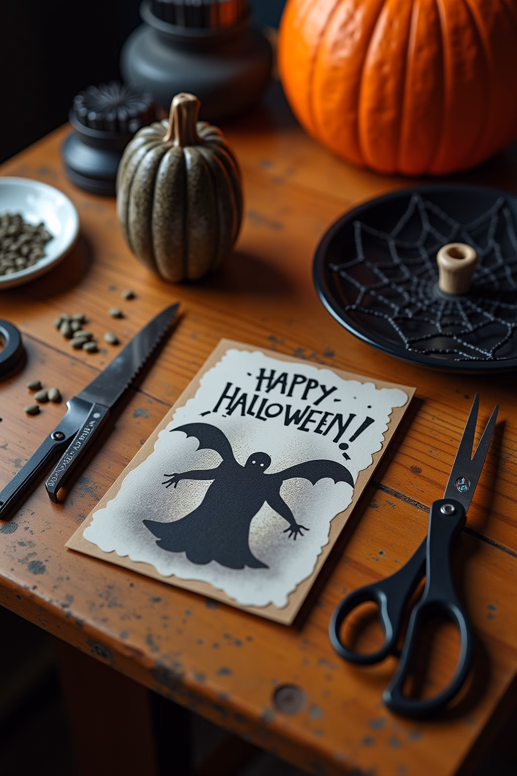 halloween einladungskarten outline 2