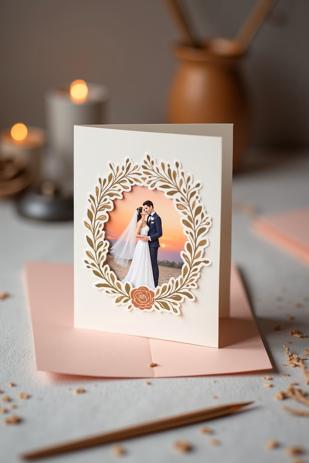 hochzeitskarte selber basteln outline 6 1
