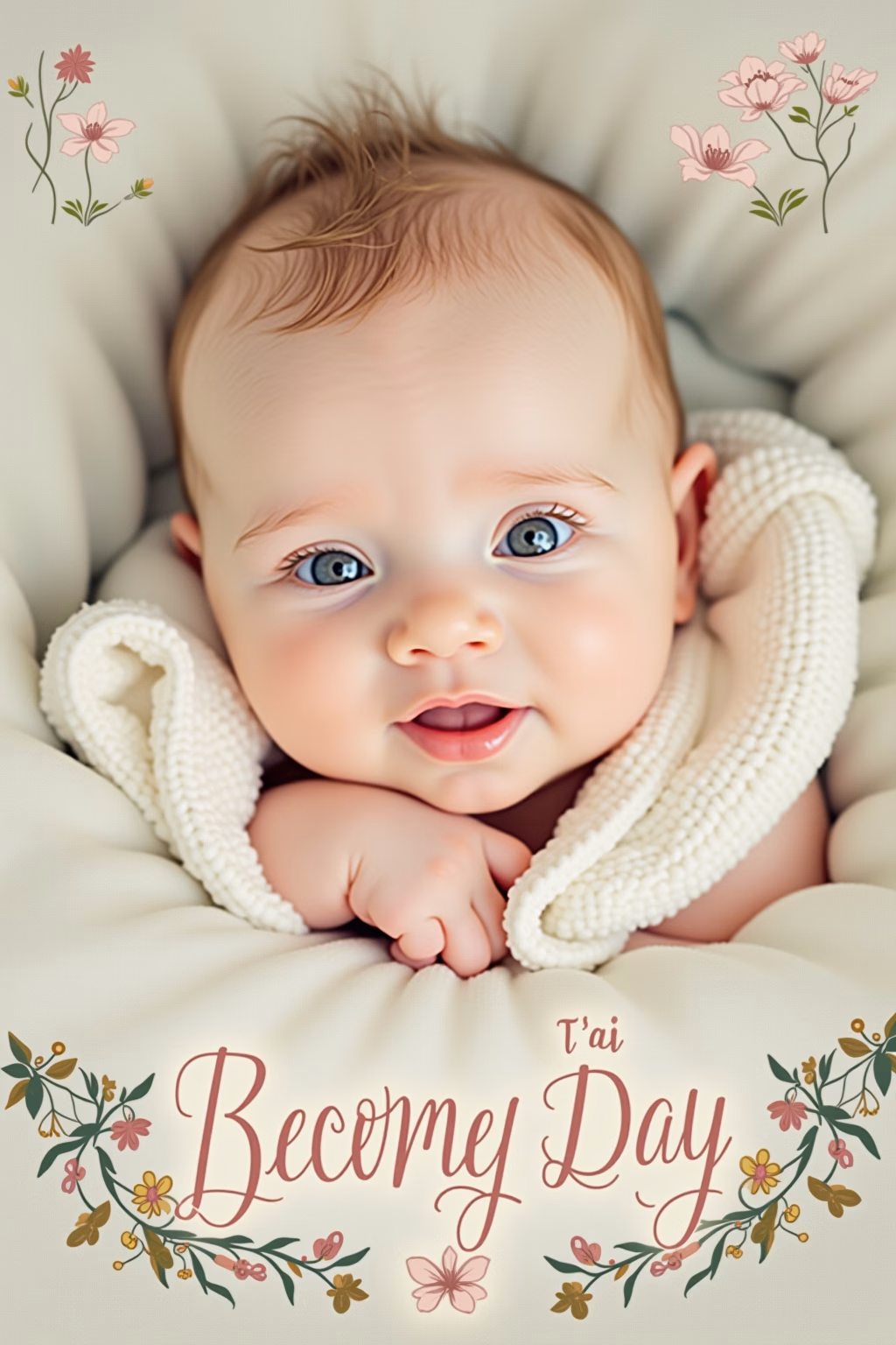 karte zur geburt schreiben outline 4