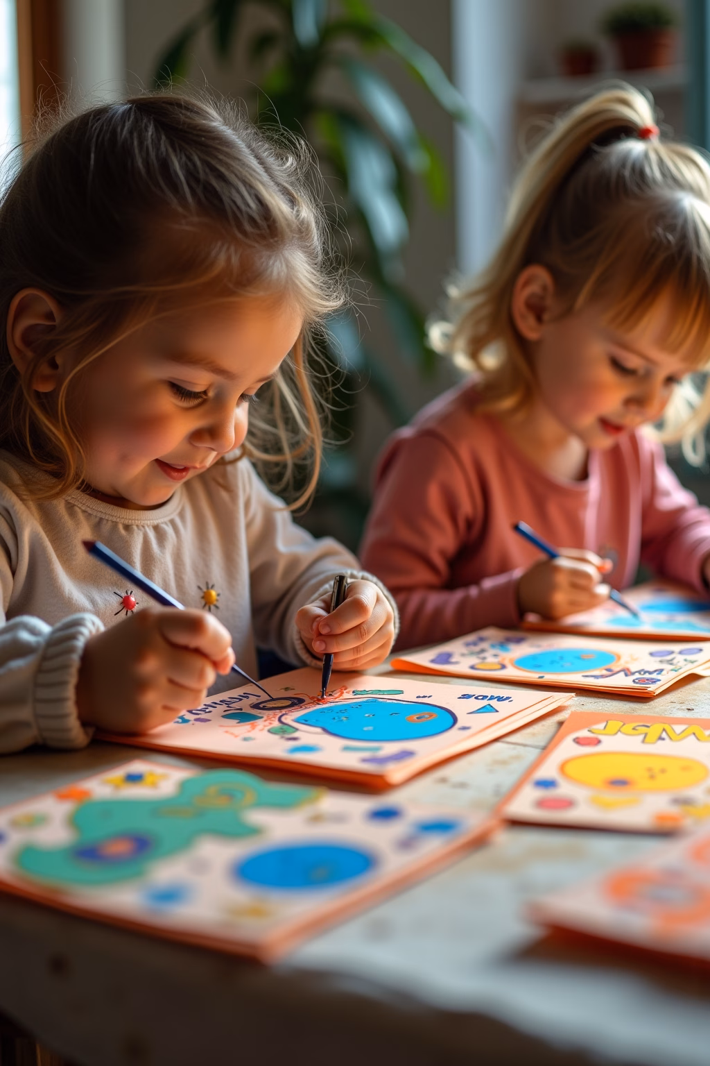 kindergeburtstag einladungskarten basteln outline 1 1