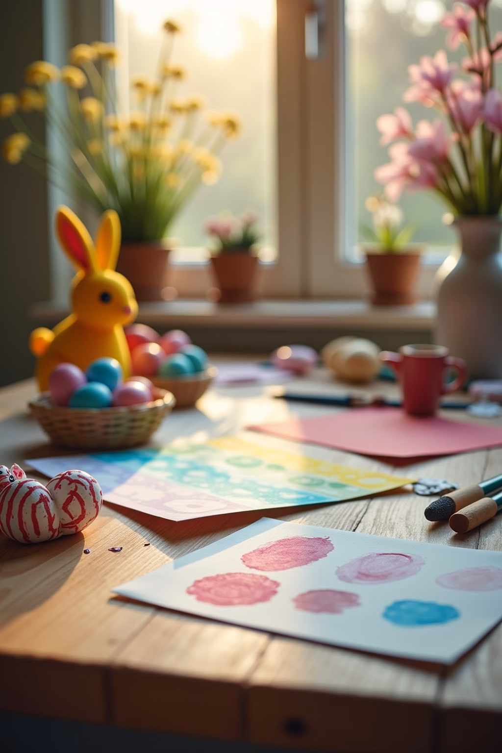 osterkarten selber basteln outline 2