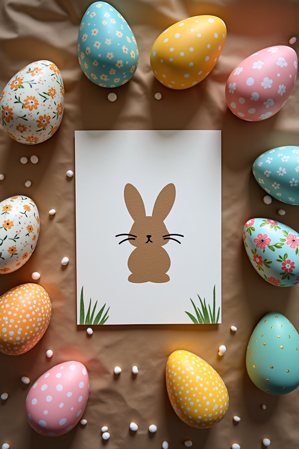 osterkarten selber basteln outline 6