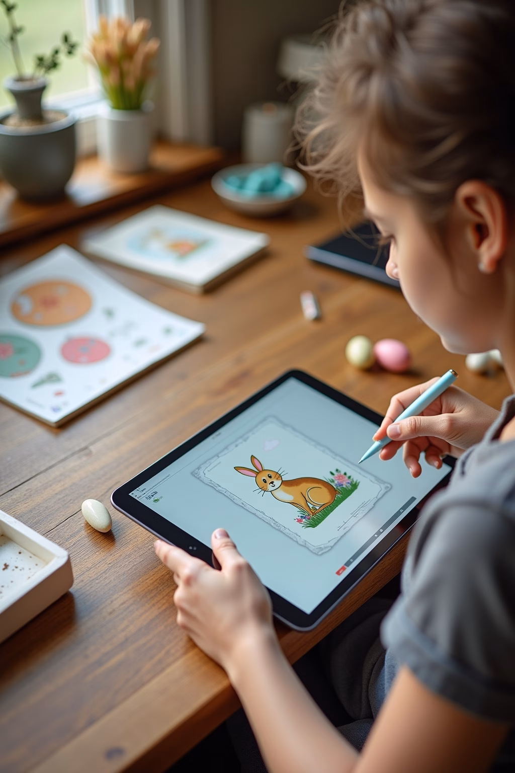 8 Osterkarten selber basteln - Ideen für die Feiertage 19 osterkarten selber basteln outline 7