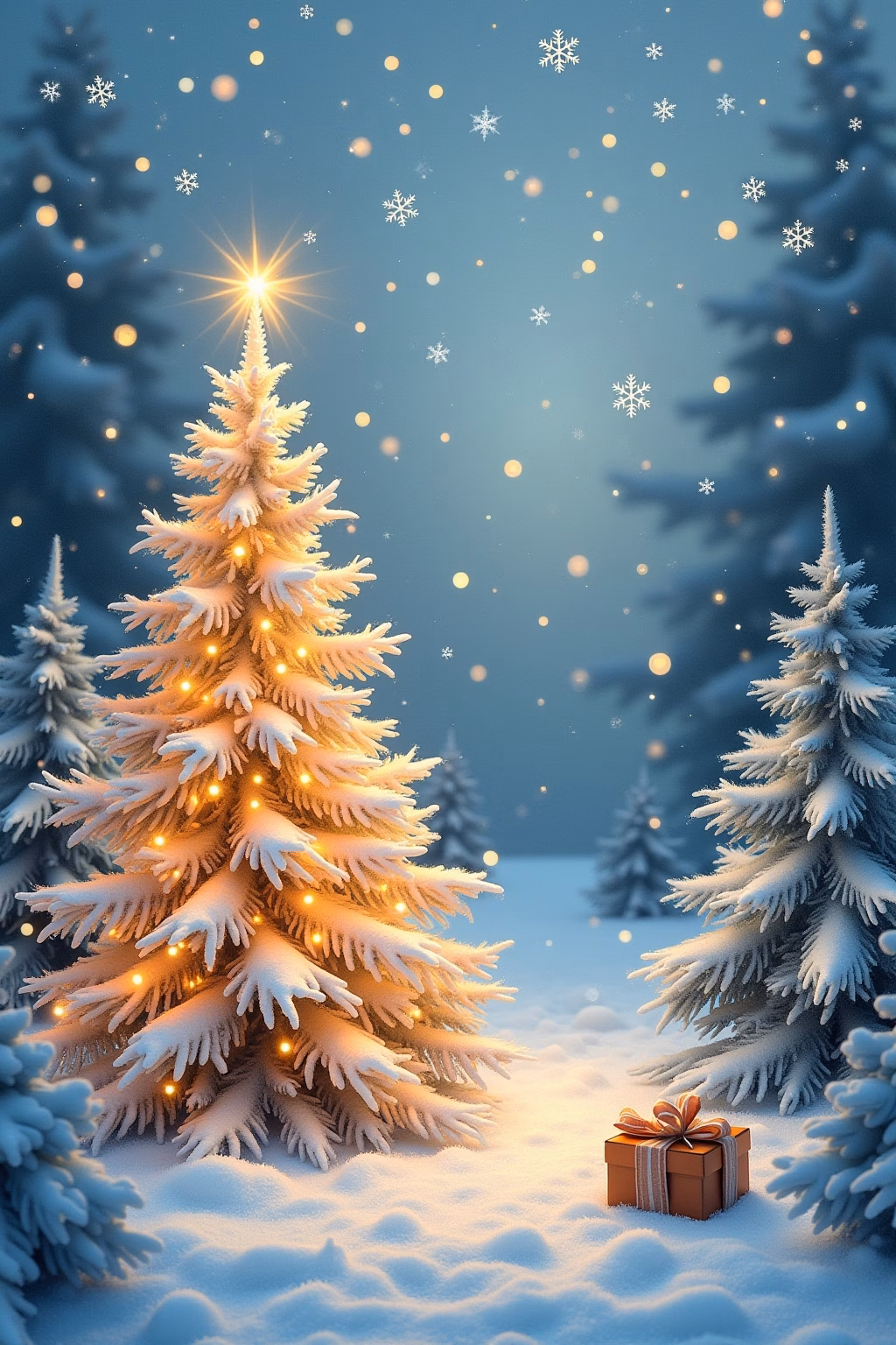 weihnachtskarte aquarell outline 4