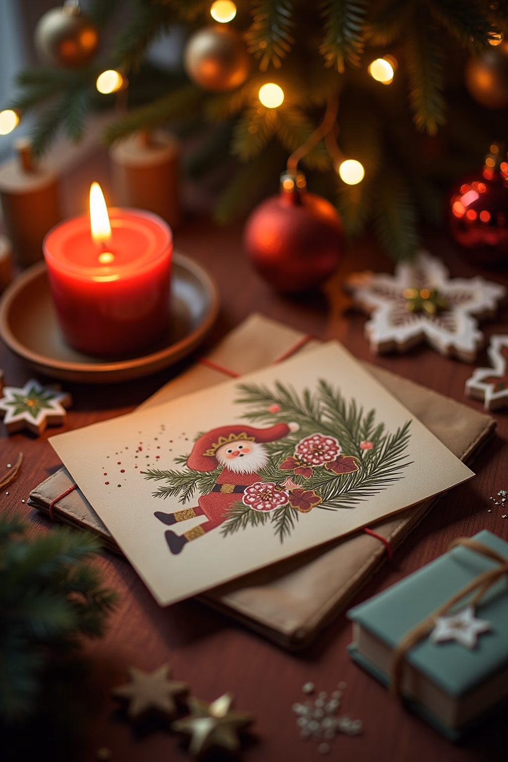 weihnachtskarten basteln outline 1