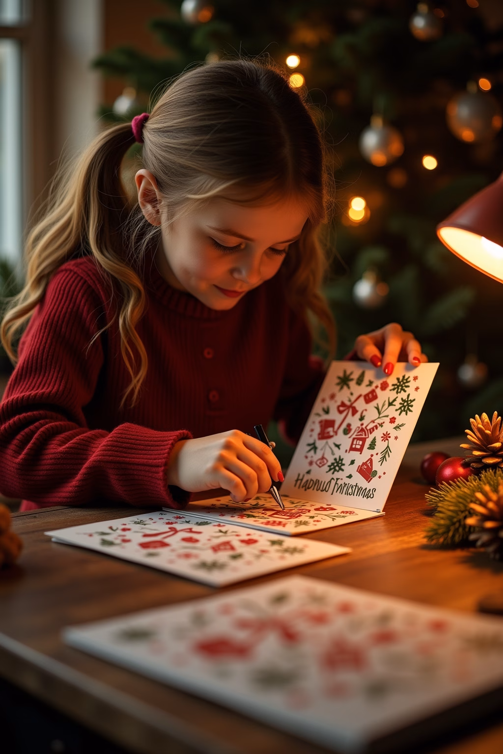 8 Weihnachtskarten basteln Ideen für festliche Grüße 15 weihnachtskarten basteln outline 3