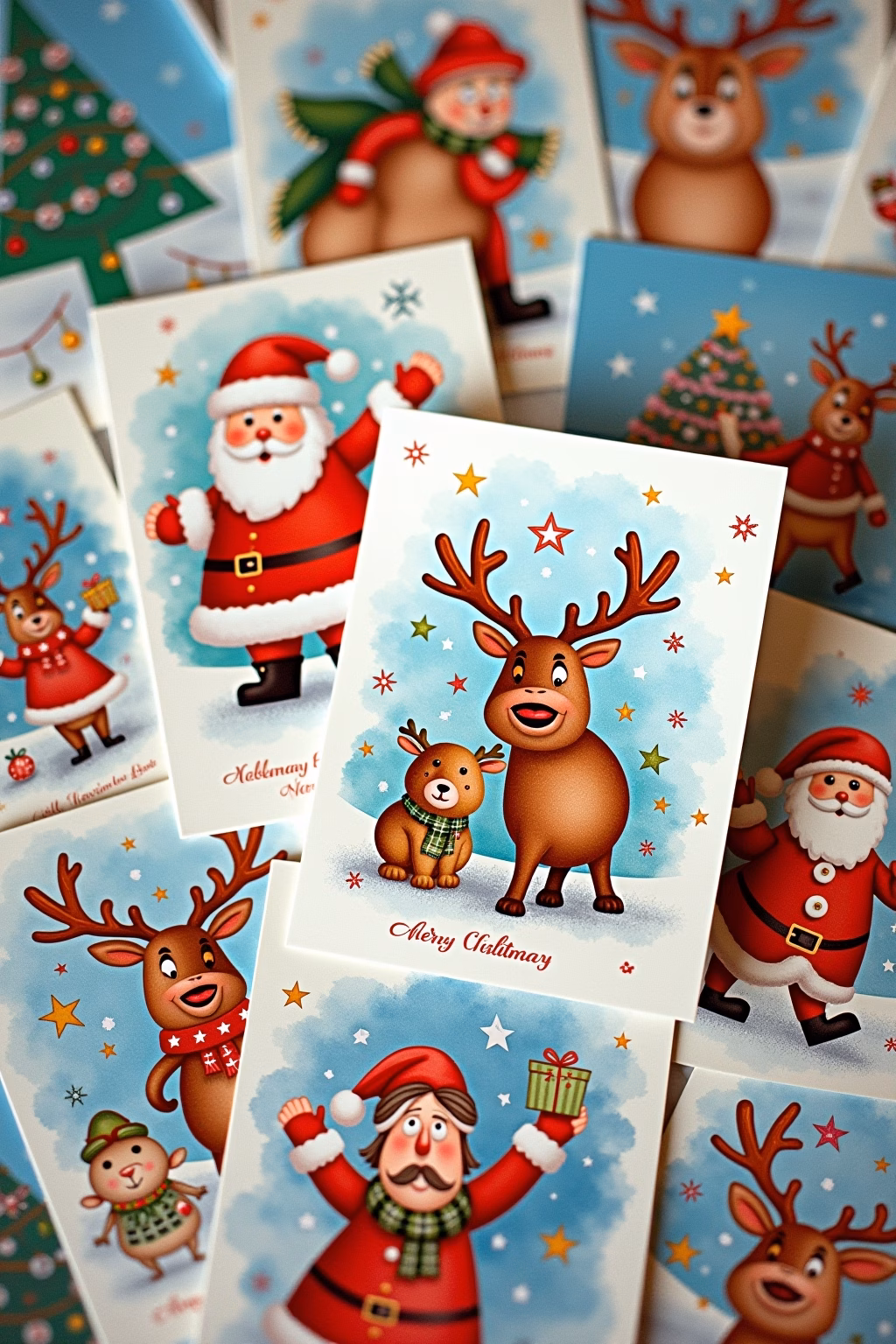 weihnachtswuensche karte outline 6 1