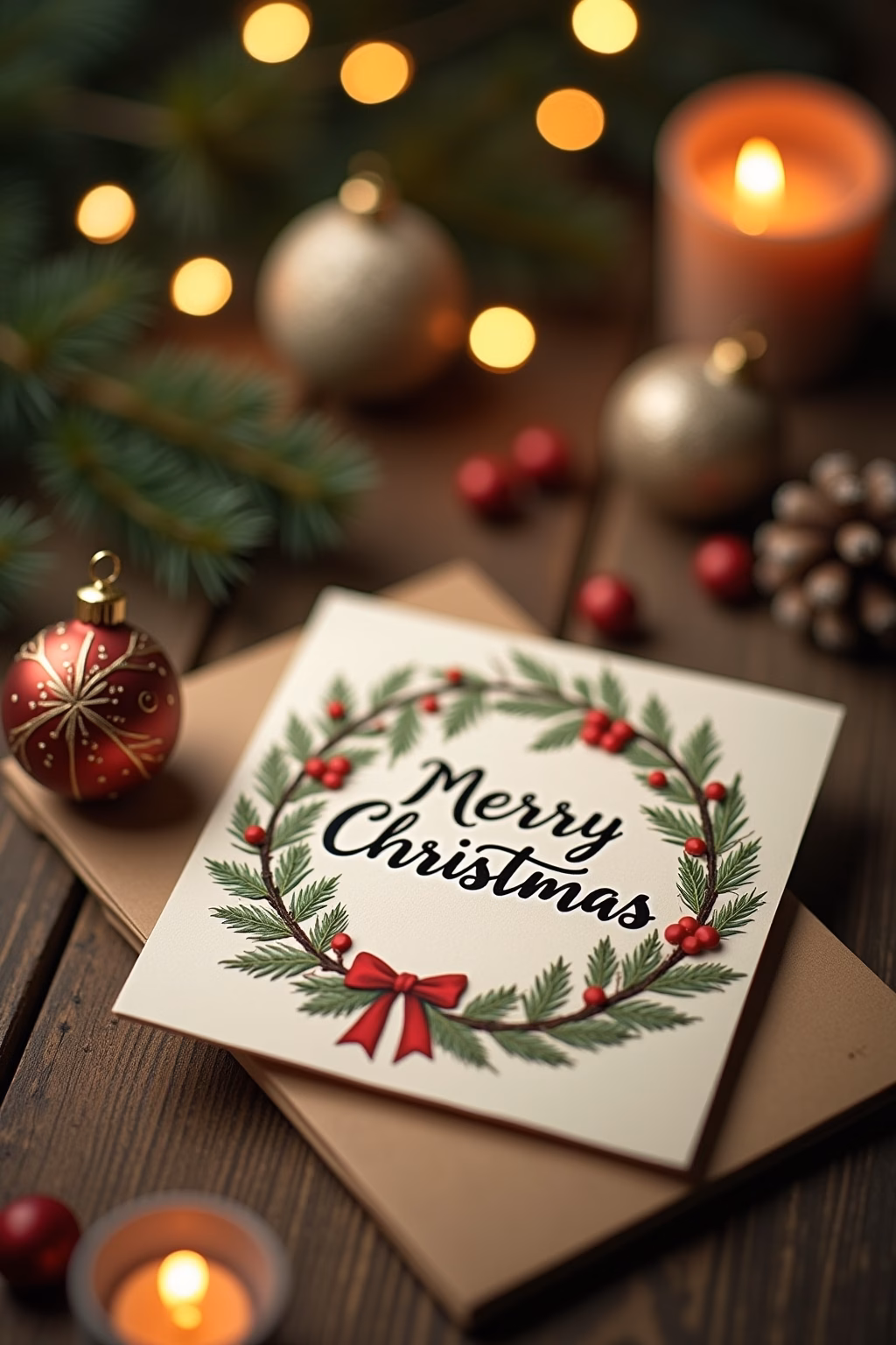 weihnachtswuensche karte outline 8 1